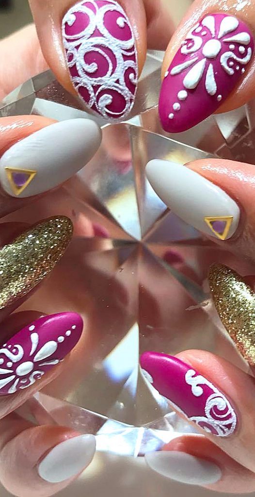 Attractive Nail Designs for the Summer of 2019 | Page 7 of 57 | Lady ideas